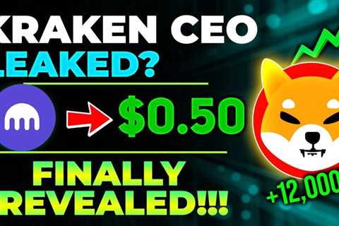 SHIBA INU COIN NEWS TODAY – KRAKEN CEO CONFIRM SHIB WILL REACH $0.50 – PRICE PREDICTION ..