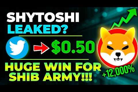 SHIBA INU COIN NEWS TODAY – SHIBA INU CREATOR REVEALED SHIB INU PRICE WILL REACH $0.50 SOON!!