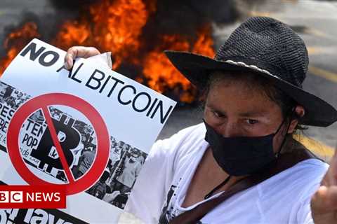 Bitcoin protests in El Salvador against cryptocurrency as legal tender