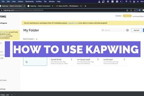 Kapwing Tutorial For Beginners Tutorial | How to Use Kapwing Video Editor 2022 | Zainhoo Explains - ..