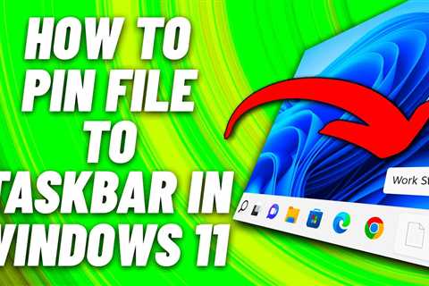 How to Pin File to Taskbar in Windows 11 [Tutorial] - Shiba Inu Market News