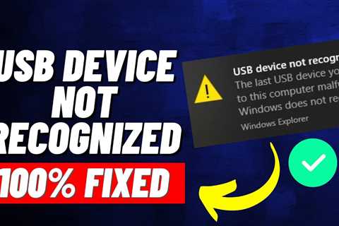 Fix USB Device Not Recognized [Tutorial] - Shiba Inu Market News