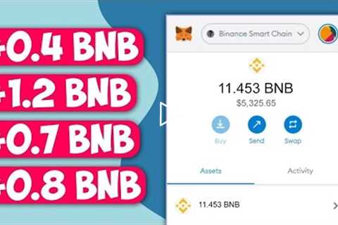 Earn crypto with BNB BSC using AAVE Flash loans arbitrage.