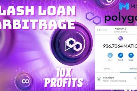 $1000/DAY Passive Income | Polygon (MATIC) Flash Loan Arbitrage | EASY - 10X  Profits  - SEPT 2022