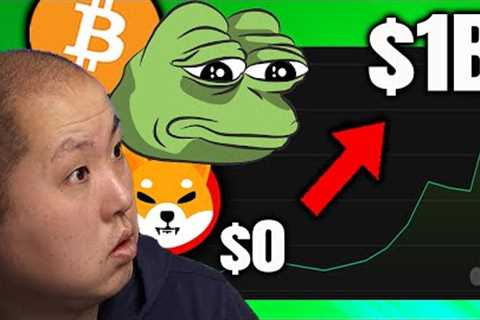 PEPE PUMPS TO $1B....CATCH UP TO SHIB SOON?