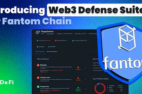 Introducing Web3 Defense Suite for Fantom Chain