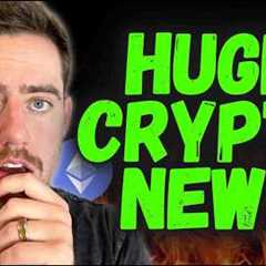 HUGE CRYPTO NEWS! (YOU''LL WANT THIS)