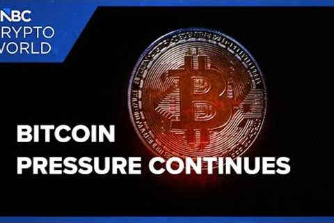 Bitcoin on pace for fourth negative week in a row, here's what experts are saying: CNBC Crypto World