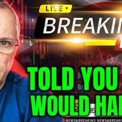 I Told You This Would Happen With The Crypto Market! URGENT Crypto News You Need NOW!