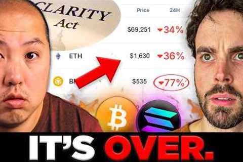 Bitcoin Heading to $45k or $150k After CLARITY Act? | CryptosRUs